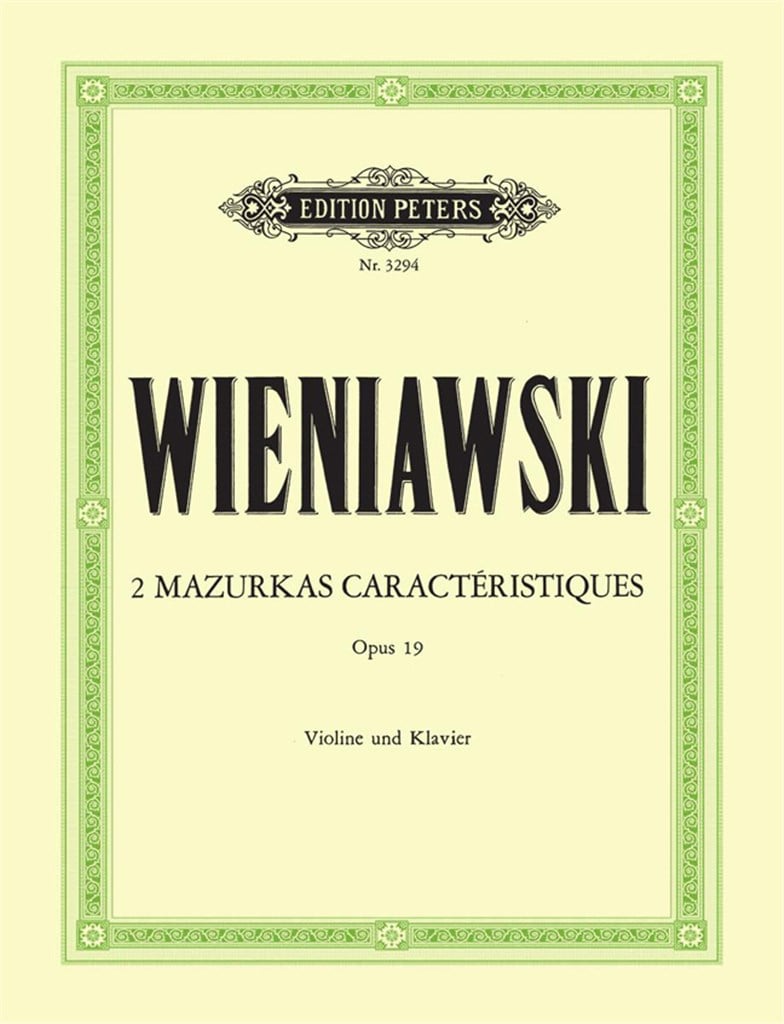 2 Mazurkas caractéristiques op. 19